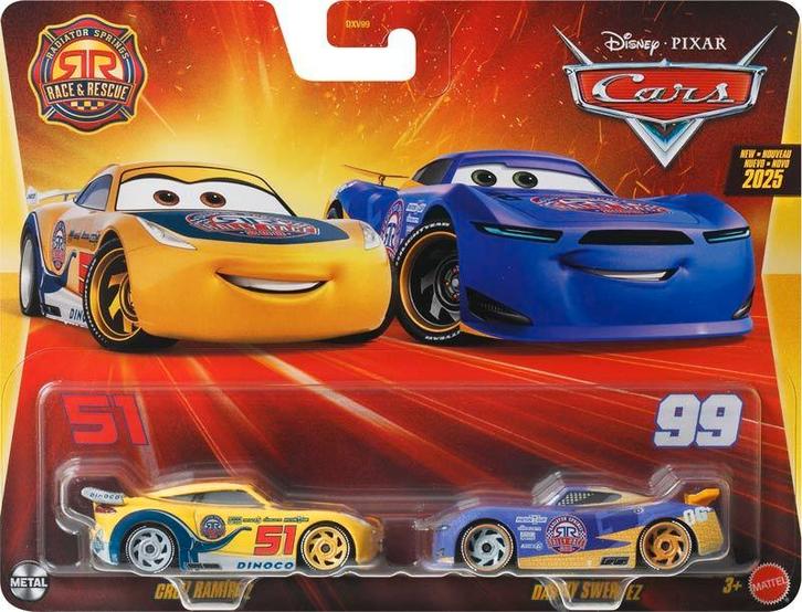 Disney Pixar Cars Cruz Ramirez & Danny Swervez, Kinderen en Baby's, Speelgoed | Speelgoedvoertuigen, Nieuw, Ophalen of Verzenden