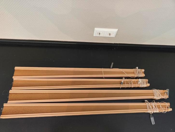 Luxaflex plissé gordijnen - Diverse Maten, Huis en Inrichting, Stoffering | Gordijnen en Lamellen, Gebruikt, 200 cm of meer, 50 tot 100 cm