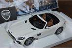 1:18 MERCEDES AMG GT C roadster white Norev WRH, Zo goed als nieuw, Auto, Norev, Verzenden