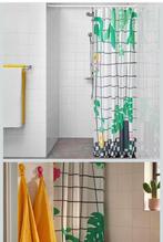 Douchegordijnstang en douchegordijn, Ophalen of Verzenden, Zo goed als nieuw, Wit