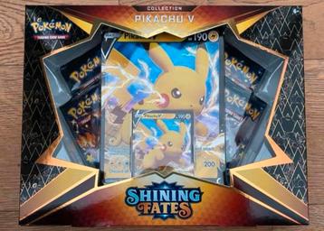 Pokémon TCG - Pikachu V Box Shining Fates *1st print* beschikbaar voor biedingen
