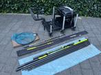 Matrix seatbox met hengelsteun hengel en meer, Ophalen, Zo goed als nieuw, Complete set
