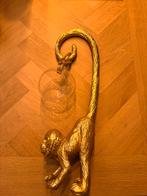 Gouden aap met glazen bol, Huis en Inrichting, Ophalen of Verzenden, Zo goed als nieuw