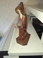 Houten Monnik Beeld, Ophalen of Verzenden