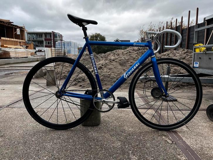 Fixed gear baanfiets giovanni custom, Fietsen en Brommers, Fietsen | Heren | Sportfietsen en Toerfietsen, Gebruikt, Overige merken