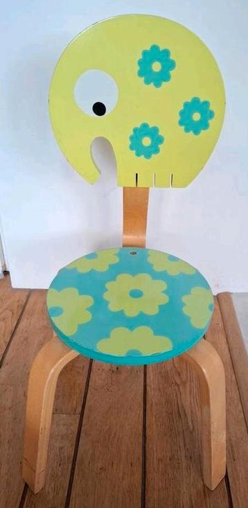 Nino & Ideas Kinderstoel - Groen/Blauw beschikbaar voor biedingen