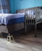 houten co sleeper grijs, Ophalen of Verzenden, Gebruikt, Wieg