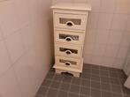 Houten ladekastje, Huis en Inrichting, Kasten | Ladekasten, Ophalen, Minder dan 50 cm, 5 laden of meer, Zo goed als nieuw