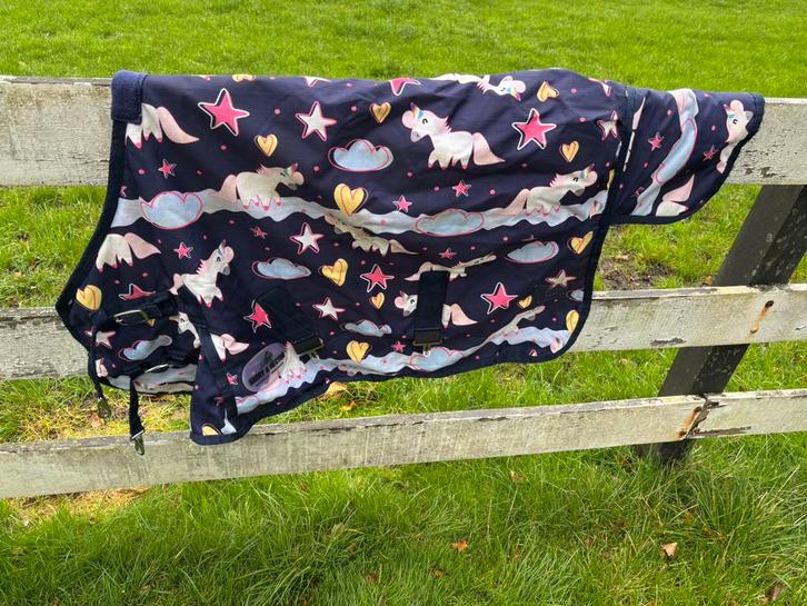 Leuke en zeer nette 200 grams deken maat 105, Dieren en Toebehoren, Paarden en Pony's | Dekens en Dekjes, Zo goed als nieuw, Deken