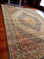Groot Perzisch tapijt handgeknoopt Oosters vloerkleed wol XL, Gebruikt, 200 cm of meer, Groen, Ophalen of Verzenden