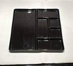 Set van 8 zwarte serveerschalen – met vakken (goede staat), Huis en Inrichting, Keuken | Servies, Ophalen, Overige materialen