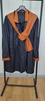 Soepele leren jas, Kleding | Dames, Jassen | Zomer, Ophalen, Gedragen, Maat 42/44 (L), Blauw