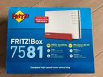 Fritz!Box 7581 - Nieuw in verpakking!, Computers en Software, Routers en Modems, Ophalen, Nieuw, Router met modem