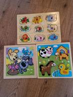 Houten Puzzels voor Kinderen, 2 tot 4 jaar, 10 tot 50 stukjes, Ophalen of Verzenden, Zo goed als nieuw