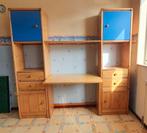 Massief grenen wandmeubel kast bureau 3 delen, Ophalen, Gebruikt, 25 tot 50 cm, Minder dan 100 cm