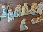 Stoffen kerstgroep 8 stuks, Ophalen, Gebruikt