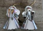 2 X Gablonzer engeltjes kerstballen figuren., Diversen, Kerst, Ophalen of Verzenden, Zo goed als nieuw