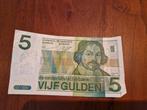 5 gulden biljet, Postzegels en Munten, Bankbiljetten | Nederland, Ophalen of Verzenden, 5 gulden