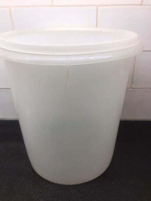 Tupperware wasemmer emmer campingemmer 10 liter, Huis en Inrichting, Keuken | Tupperware, Gebruikt, Overige typen, Wit, Ophalen of Verzenden