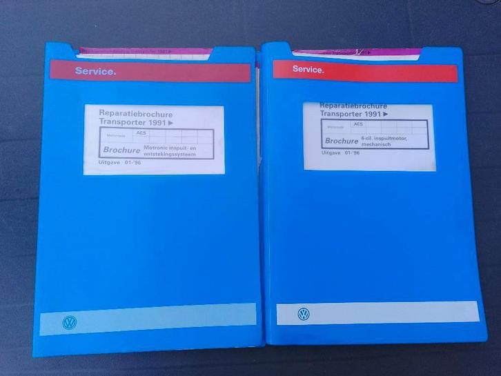 Werkplaatsboeken Vw Transporter T4 VR6 motor AES 103KW, Boeken, Auto's | Boeken, Gelezen, Volkswagen, Ophalen of Verzenden