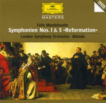 MENDELSSOHN Symphonien nos. 1 & 5 CD ABBADO DG MASTERS ZGAN beschikbaar voor biedingen