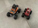 Auto op hoge wielen (twee verschillende) TEAB, Ophalen of Verzenden