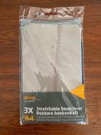 3x rekbare boekenkaft NIEUW; Dresz to expresz, grijs, bl zwa, Ophalen of Verzenden, Nieuw