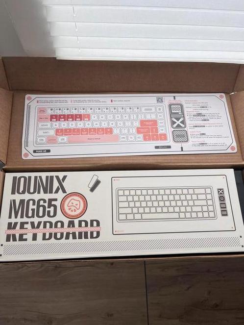 Iqunix Magi65 Ochre White in absolute nieuwstaat!, Computers en Software, Toetsenborden, Zo goed als nieuw, Ophalen of Verzenden