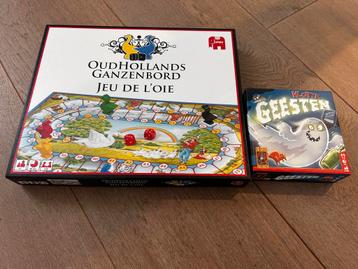 2 Bordspellen: Ganzenbord & Vlotte Geesten beschikbaar voor biedingen