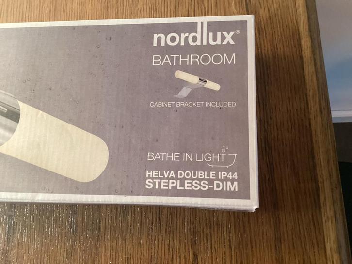 2x Nordlux Badkamerverlichting Nieuw in Doos, Huis en Inrichting, Lampen | Wandlampen, Nieuw, Metaal, Ophalen of Verzenden
