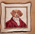 Twee gobelin kussenhoezen, Huis en Inrichting, Woonaccessoires | Kussens, Ophalen of Verzenden, Gebruikt, Overige kleuren, Vierkant