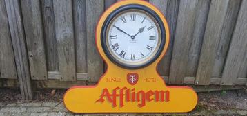 Emaille reclame klok beschikbaar voor biedingen
