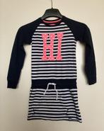 Donkerblauw / wit strepen jurk mt 128 - 134 Z8 GIRLS, Meisje, Z8, Ophalen of Verzenden, Zo goed als nieuw