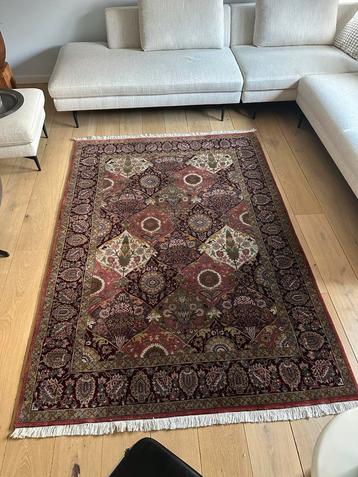Prachtig handgeknoopt oosters tapijt uit India 170x240 cm beschikbaar voor biedingen