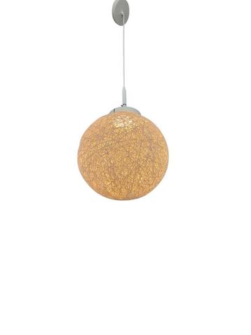Hanglamp touw katoen / rotan. Diameter 40cm. beschikbaar voor biedingen