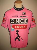 ONCE Eroski wielershirt Tour de France 2003 shirt maat XXL, Giordana, XXL, Dames, Ophalen of Verzenden