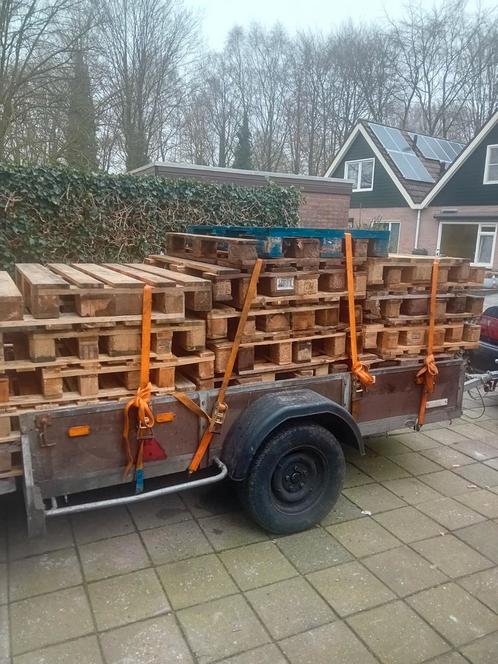 gratis ophaalservice van euro pallets, Tuin en Terras, Palen, Balken en Planken, Gebruikt, Planken, Minder dan 180 cm, Ophalen