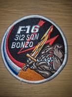 312sq F-16 Patch, Ophalen of Verzenden, Luchtmacht, Nederland, Embleem of Badge