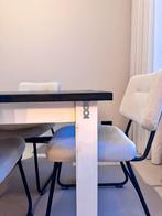 Eettafel - Zwart/Wit, Huis en Inrichting, Tafels | Eettafels, Ophalen, Gebruikt, 50 tot 100 cm, 150 tot 200 cm