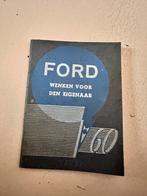 Ford v8 1937 instructieboekje, Ophalen of Verzenden