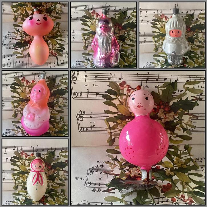 Oude kerstbal uit oekraïne, de goedkoopste! Puurnostalgie, Diversen, Kerst, Ophalen of Verzenden