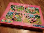 4 puzzels van minnie mouse. 2x 20 stukjes, 2x 60 stukjes, 10 tot 50 stukjes, 4 tot 6 jaar, Gebruikt, Ophalen of Verzenden