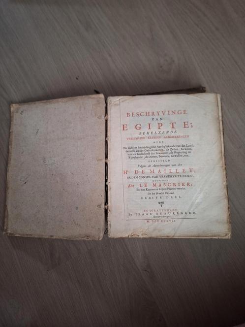 Beschryvinge van Egipte - Maillet, B. de / J.B. le Mascrier, Antiek en Kunst, Antiek | Boeken en Bijbels, Ophalen of Verzenden