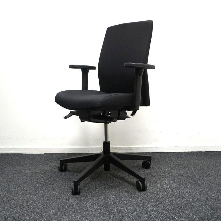 Beta be Noble Bureaustoelen | Ergonomisch | Zwarte Stof, Huis en Inrichting, Bureaustoelen, Gebruikt, Bureaustoel, Zwart, Ergonomisch