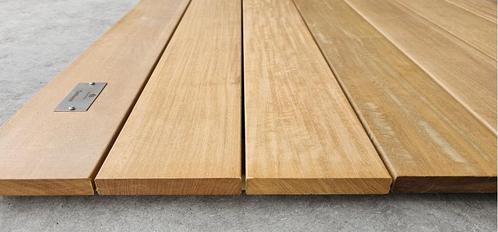 PARTIJ BUNDELS DIKKE VLONDERS TANIBUCA HARDHOUT 25x140x5000, Tuin en Terras, Terrasdelen en Vlonders, Nieuw, Hout, Ophalen of Verzenden