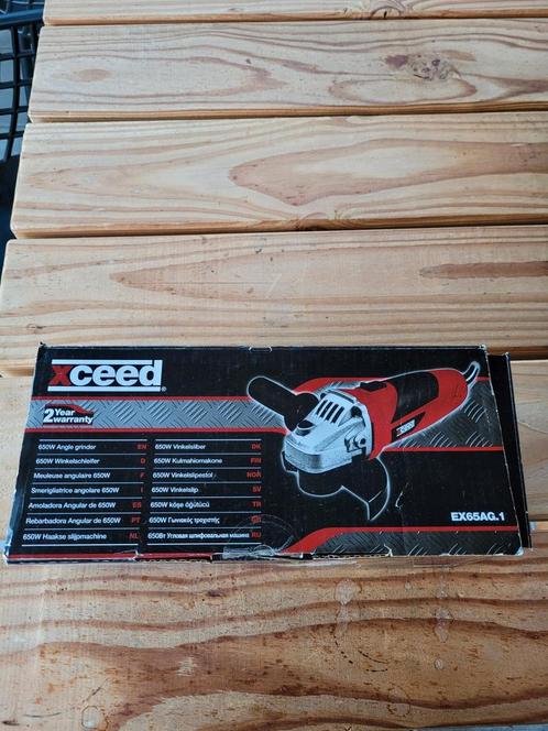 Xceed Haakse Slijper 650W - Zo Goed Als Nieuw!, Doe-het-zelf en Verbouw, Gereedschap | Slijpmachines, Zo goed als nieuw, Haakse handslijpmachine
