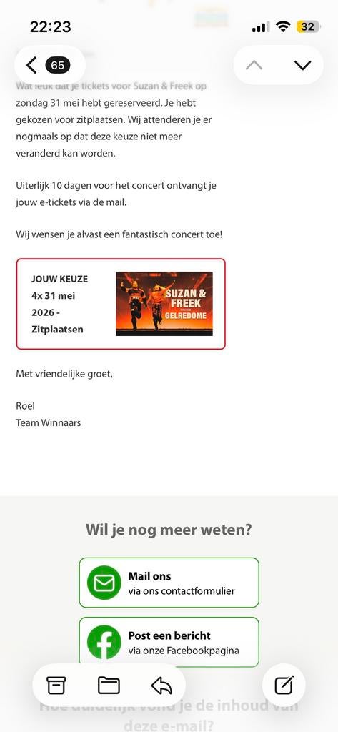 Suzan en Freek op 31 mei 2026 - 4 zitplaatsen, Tickets en Kaartjes, Drie personen of meer, Mei