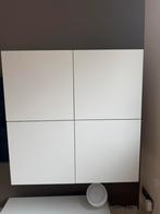 Design witte kasten, Huis en Inrichting, Kasten | Wandmeubels, Ophalen, Gebruikt, Minder dan 150 cm, Minder dan 100 cm