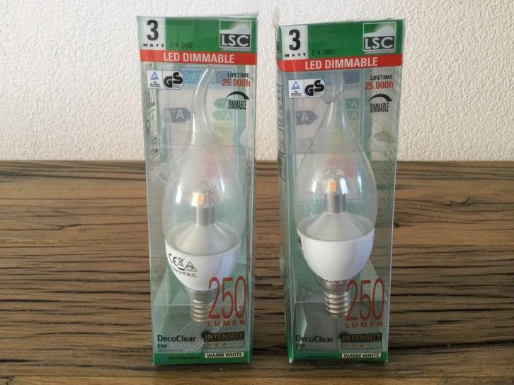 LSC Led lamp Deco Clear, Huis en Inrichting, Lampen | Losse lampen, Nieuw, Led-lamp, Minder dan 30 watt, E14 (klein), Ophalen of Verzenden