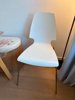 Witte (eettafel)stoel, Huis en Inrichting, Stoelen, Ophalen, Gebruikt, Wit, Eén